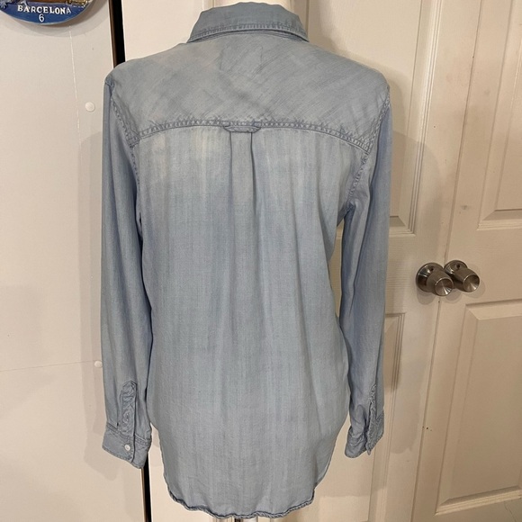 Rails Sky Blue Casual Shirt size M - Picture 4 of 8